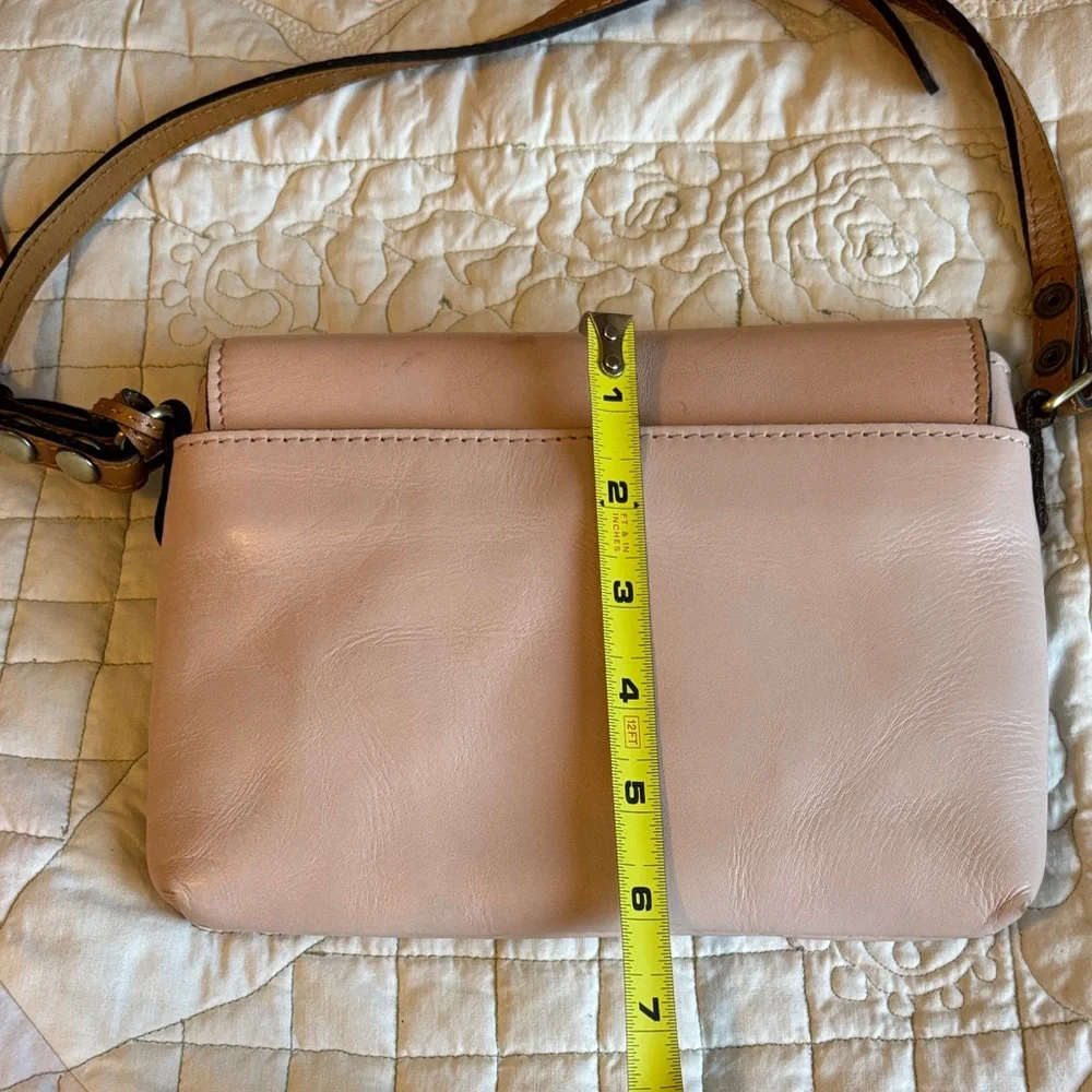 Patricia Nash Small Corfu Rose Placement  Leather Bag